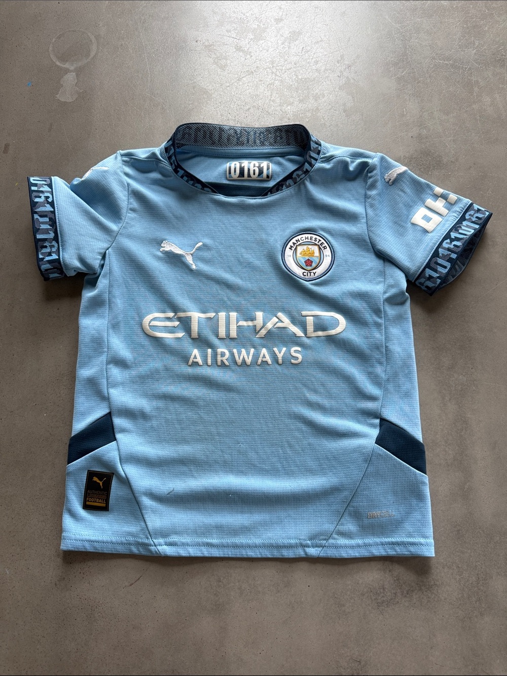 Puma Kids Manchester City Light Blue Home Jersey